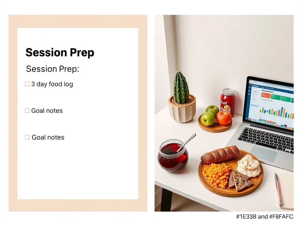 Session preparation checklist and workspace